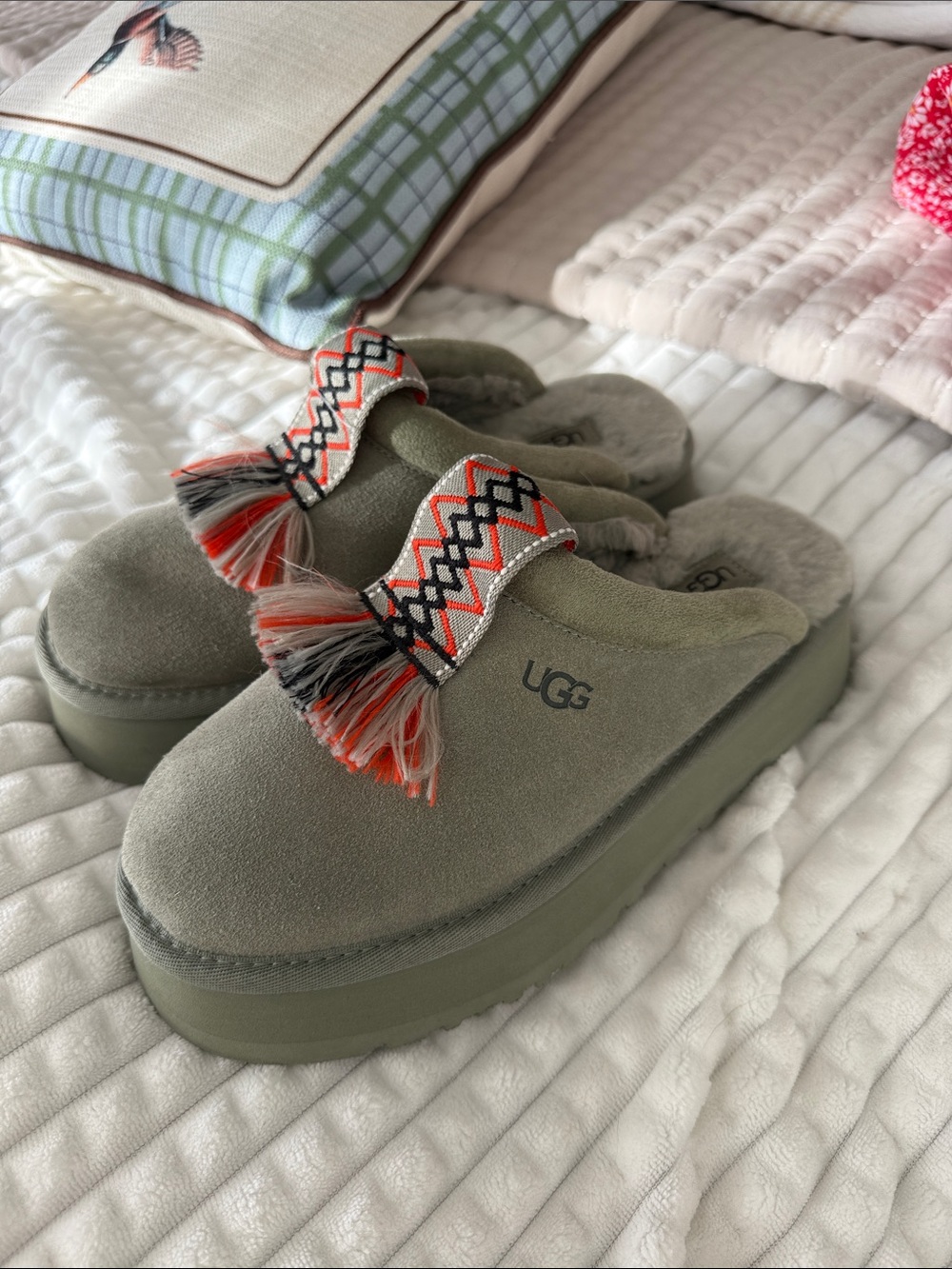 Ugg platform slippers